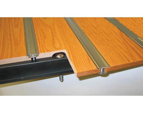 Chevy Truck Bed Flooring, Short Bed, Step Side, Oak, With Hidden Mounting Holes, 1967-1972