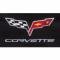 Corvette C6 2005-2013 Women's Custom Embroidered Pima Cotton Polo, Black, S-4X