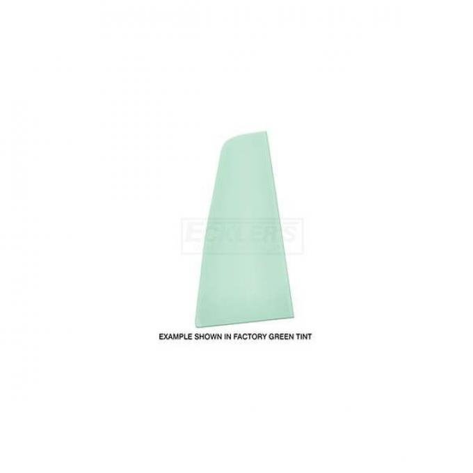 Vent Window Glass, Left Or Right Side, 4 Door Sedan, Fairlane, Full Size Mercury, 1957-58