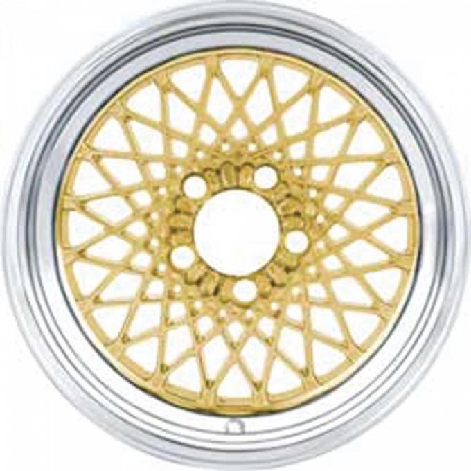 Firebird GTA Wheel, 16" x 8", Gold, 16mm Offset, 1987-1992