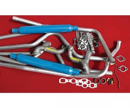 Chevy Split Six Dual Exhaust System With Williams Headers,  Coupe And Sedan, 1949-1952
