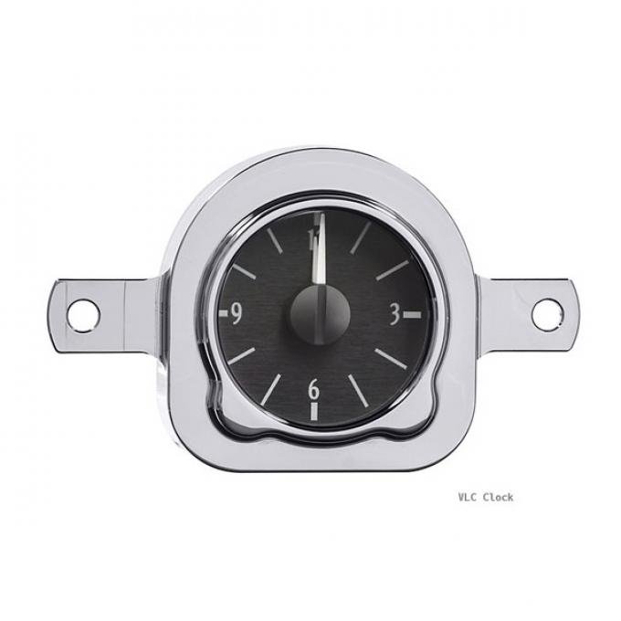Ford Dakota VLC Analog Clock With Black Alloy Style Face, 1951