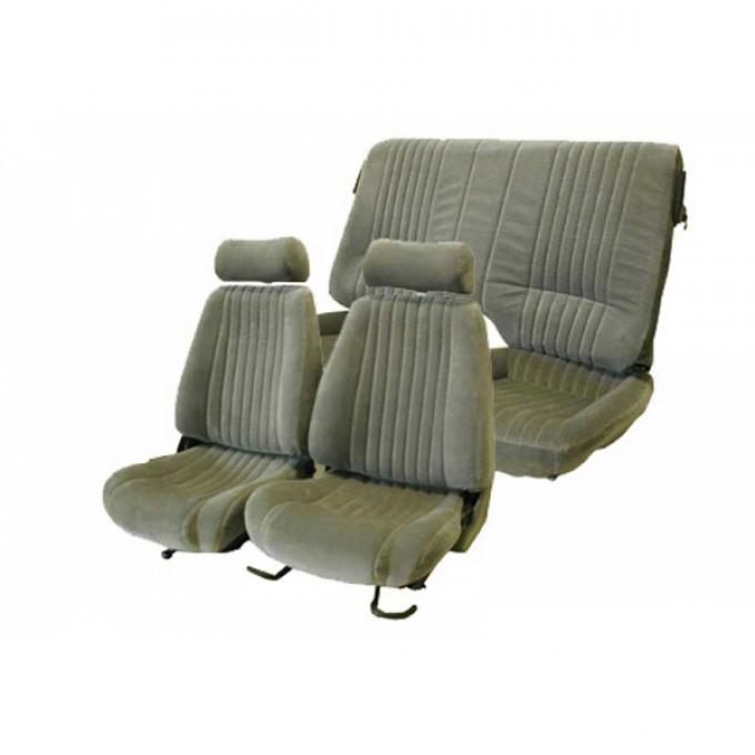 Firebird Seat Covers, Front And Rear, Split Rear Seat, Trans-Am, Encore Velour, 1985-1992