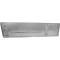Model A Ford Running Boards - For Passenger Cars - With Satin Finish Stainless Steel Outer Trim & Pyramid Mat With Smooth Perimeter