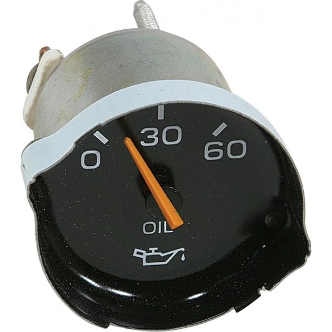 El Camino Oil Gauge, For Factory Gauge Dash, 1978-1985