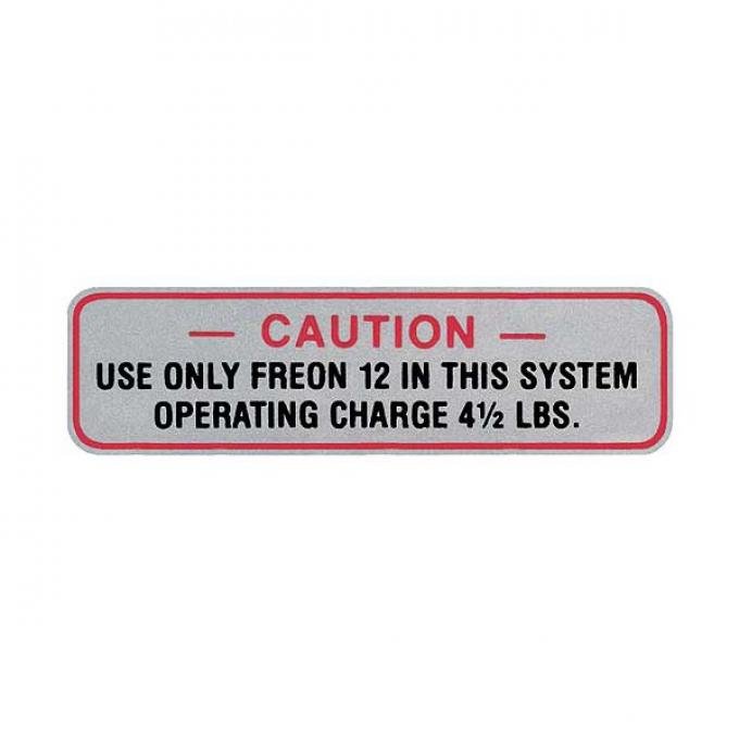 Air Conditioning Compressor Decal - Ford