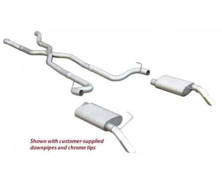 Pypes 2.5" X-Pipe Exhaust System For 1974-1981 Corvettes