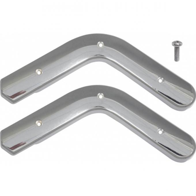 Bucket Seat Hinge Covers - Outer - Chrome