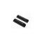Full Size Chevy Valve Covers, Chevrolet Script, Small Block, Black Powder Coated, 1958-1972