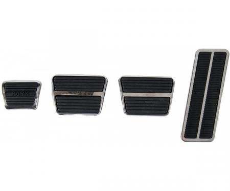 1967-1968 Camaro / Firebird Pedal Pad & Trim Kit for Cars With Drum Brakes & Manual Transmission