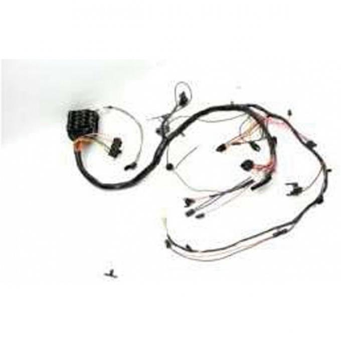 Chevelle Dash Wiring Harness, Main, For Cars With Warning Lights & Without Seat Belt Warning, 1972