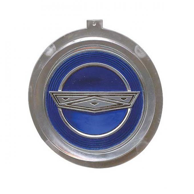 Ford Mustang Wheel Cover Spinner Center - Plastic - Blue