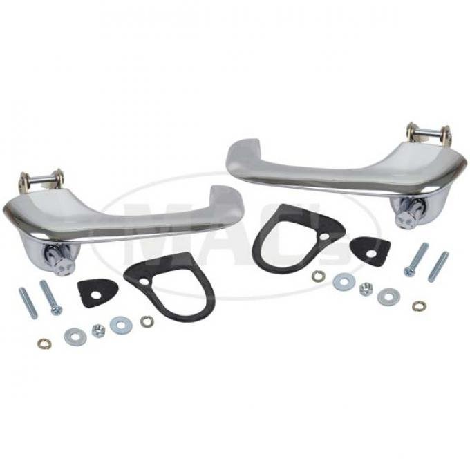 Ford Mustang Outside Door Handle Set - Chrome - Right & Left