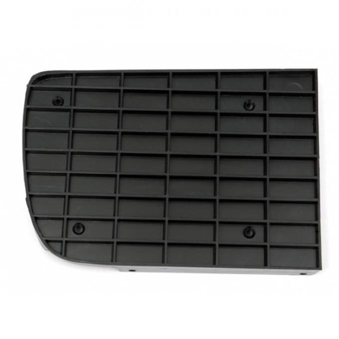 Camaro Headlight Door Cover, Right, Black, Rally Sport (RS), 1967-1968