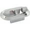 Ford Thunderbird Power Window Switch Bezel, Left, Chrome, Double Type, 1955-57
