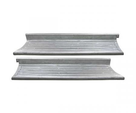 Ford Pickup Truck Short Bed Running Boards - Stamped 16 Gauge Steel As Original