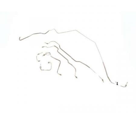 Camaro Disc Brake Line Set, Z-28, Manual, Steel 1978-1980