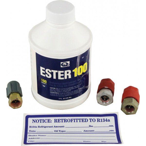 Corvette Air Conditioning Refrigerant Retrofit Kit, R134A, Late 1977