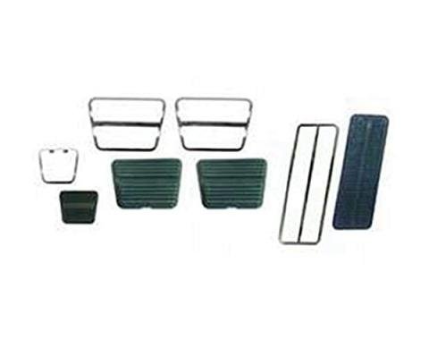 1969-1972 Camaro / Firebird Pedal Pad & Trim Kit for Cars With Drum Brakes & Manual Transmission