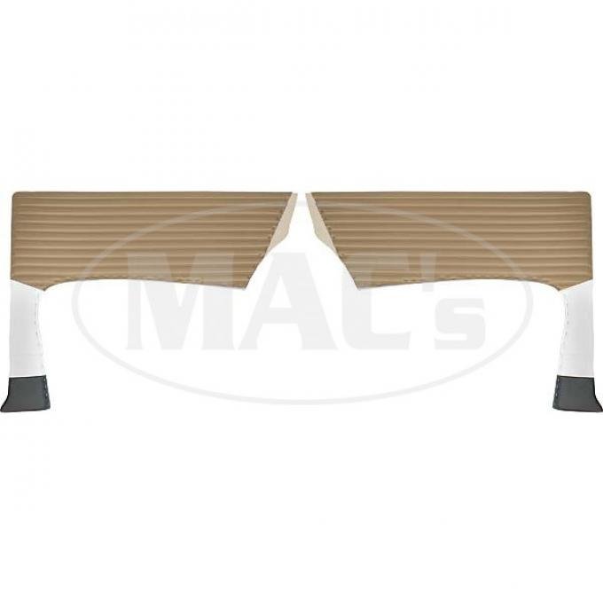 Upper Quarter Trim Panel Covers - Tan Two Tone - Ford CrownVictoria - Body Style 64A or 64B