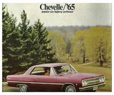 Chevelle Literature, Color Sales Brochure, 1965