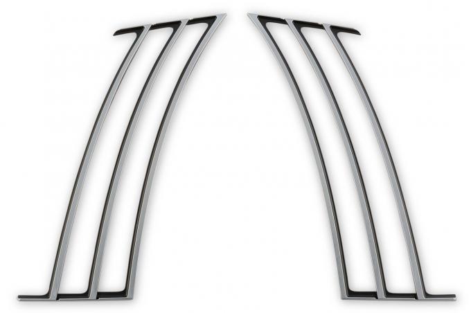 Drake Muscle 2010-2014 Chevrolet Camaro 2010-14 Camaro Quarter Trim-Chrome CA-190001-C