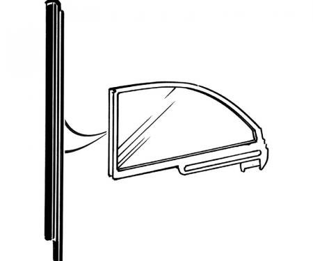 Dennis Carpenter Quarter Window Seal - 1963-65 Ford Car C30Z-6530146-PR