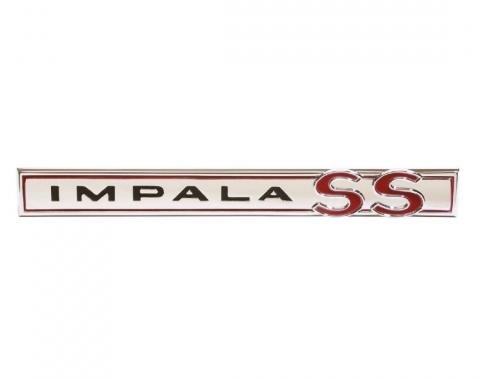 Trim Parts 64 Impala Trunk Lid Emblem, Impala SS, Each 2356