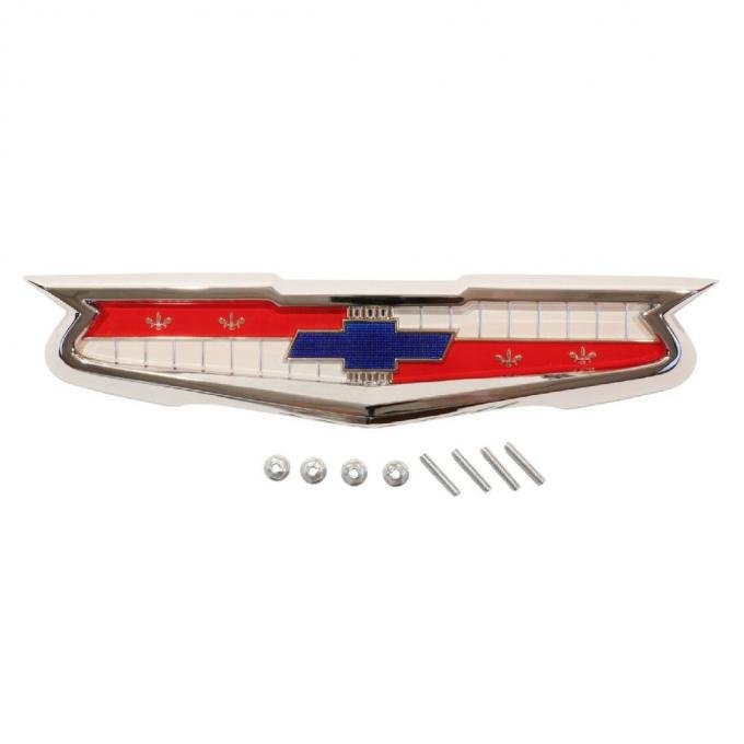 Trim Parts 55 Full-Size Chevrolet Trunk Emblem Assembly, Each 1024