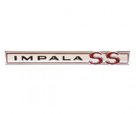 Trim Parts 64 Impala Trunk Lid Emblem, Impala SS, Each 2356