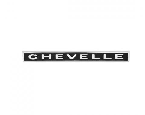 Trim Parts 67 Chevelle Rear Panel Emblem, Chevelle, Each 4400