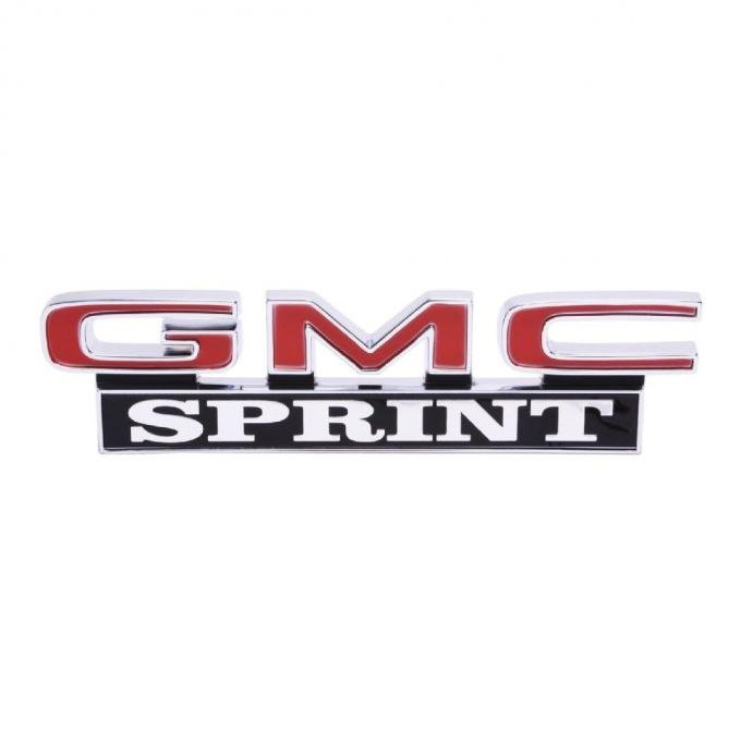 Trim Parts 71-72 GMC Truck Tailgate Emblem, GMC Sprint, Each 9879