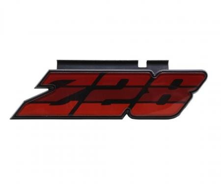 Trim Parts 80-81 Camaro Grille Emblem, Z-28, Red, Each 6885