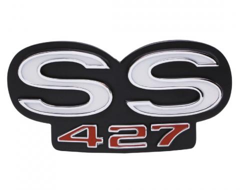 Trim Parts 69 Camaro Grille Emblem, SS 427, R/S, Each 6769