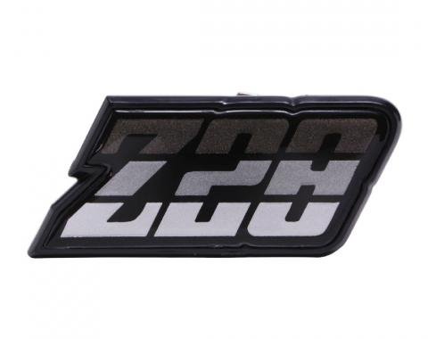 Trim Parts 80-81 Camaro Fuel Door Emblem, Z-28, Charcoal, Each 6951