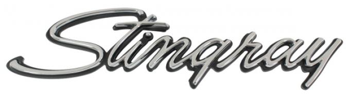 Trim Parts 74-76 Corvette Front Fender Emblem, Stingray, Each 5238