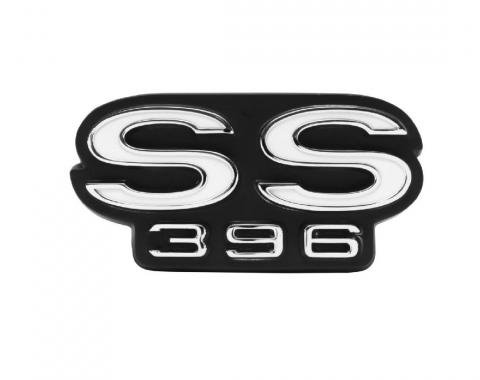 Trim Parts 68 Chevelle Rear Panel Emblem, SS 396, Each 4501