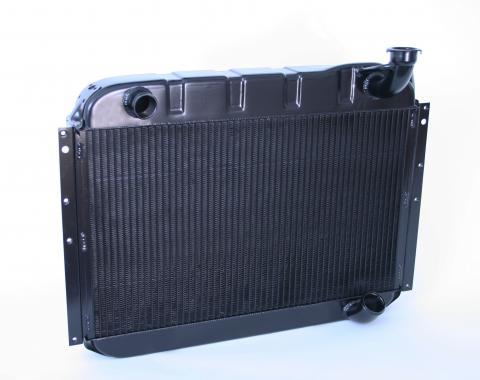 DeWitts 1955-1960 Chevrolet Corvette Direct Fit Radiator Black, Manual 32-1239055M