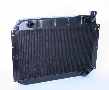 DeWitts 1955-1960 Chevrolet Corvette Direct Fit Radiator Black, Manual 32-1239055M