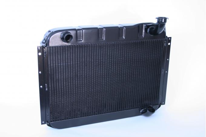 DeWitts 1955-1960 Chevrolet Corvette Direct Fit Radiator Black, Manual 32-1239055M