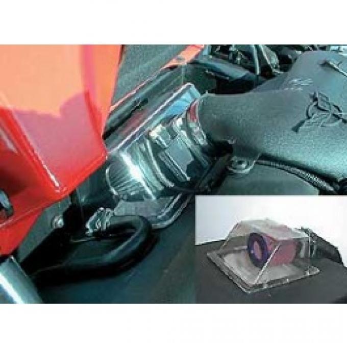 Corvette Cold Air System, BPP Vortex Rammer, With Black Cover, 1997-2000