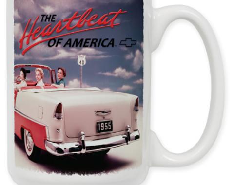 55 Chevy Vintage Ad Coffee Mug