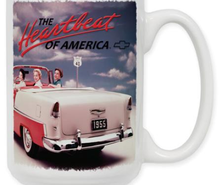 55 Chevy Vintage Ad Coffee Mug