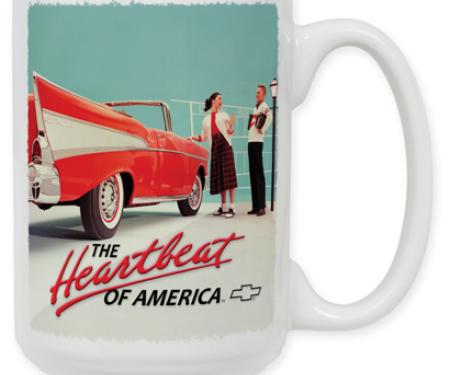 57 Chevy Vintage Ad Coffee Mug