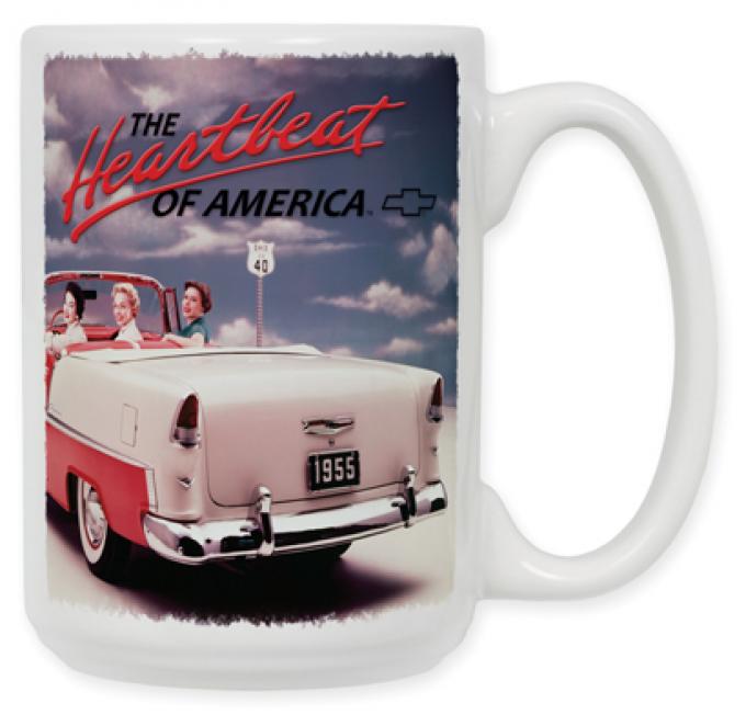 55 Chevy Vintage Ad Coffee Mug