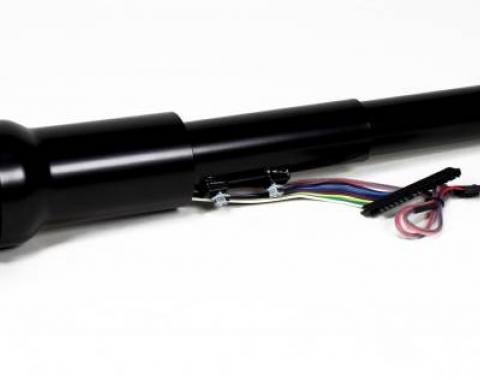 ididit 1970-1975 Chevrolet Camaro Retrofit 70-75 Camaro, Tilt Floor Shift w/Ignition, Black Powder Coat 1620860051