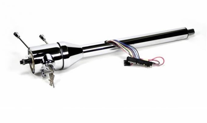 ididit Universal 32" Tilt Floor Shift w/Ignition, Chrome Plate 1520320020