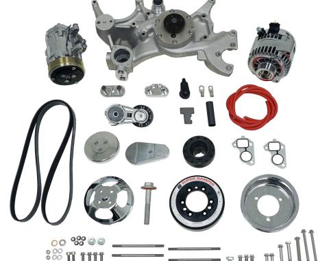 Vintage Air Front Runner™ Drive System GM LT1 Wet-Sump Polished/Chrome without Power Steering 175038