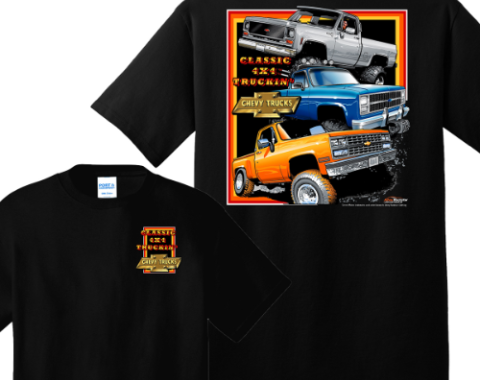 Port and Company Squarebody Chevy 4X4 T-Shirt
