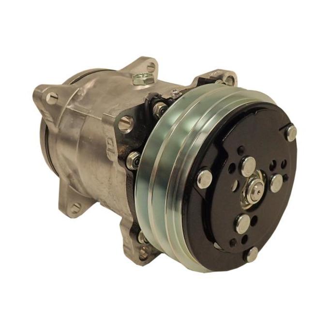 Vintage Air Sanden SD 508 Rear Exit Compressor Double V-groove pulley Rear Exit Standard Finish 047000-SUR